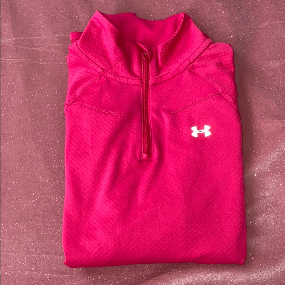 Hot Pink UA Running sweater